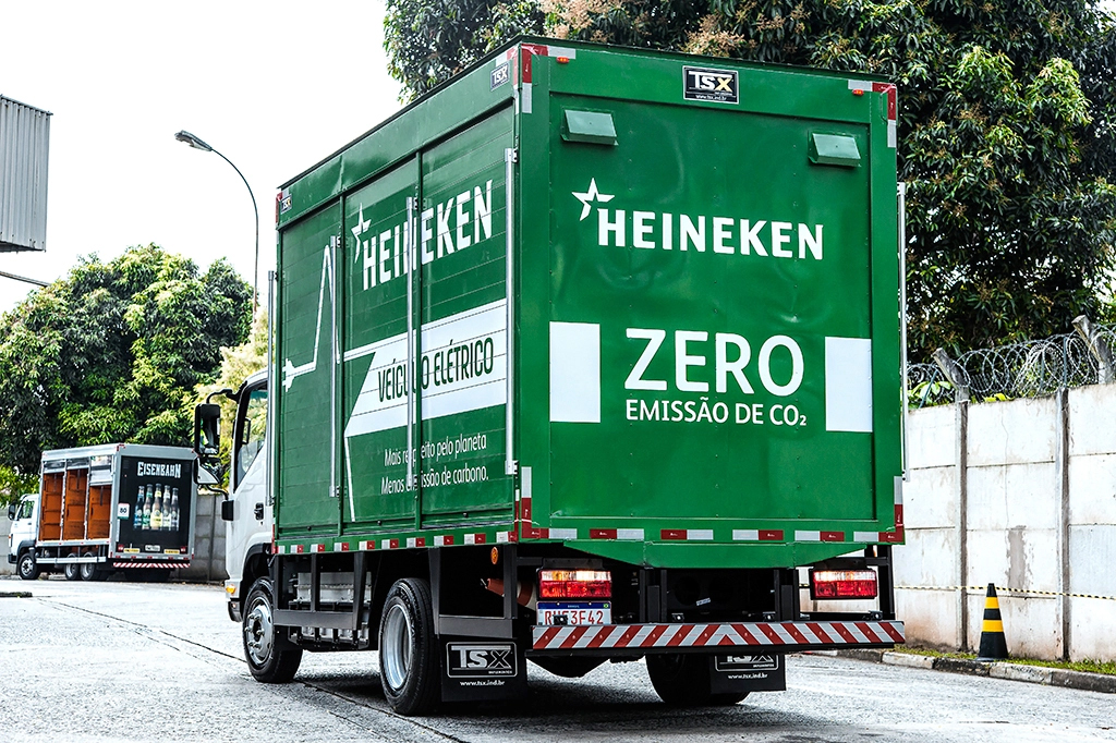 Caminhão eco Heineken